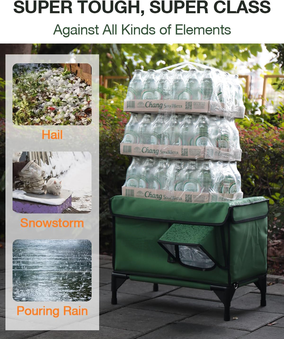 Outdoor Cat House With Heating Pad