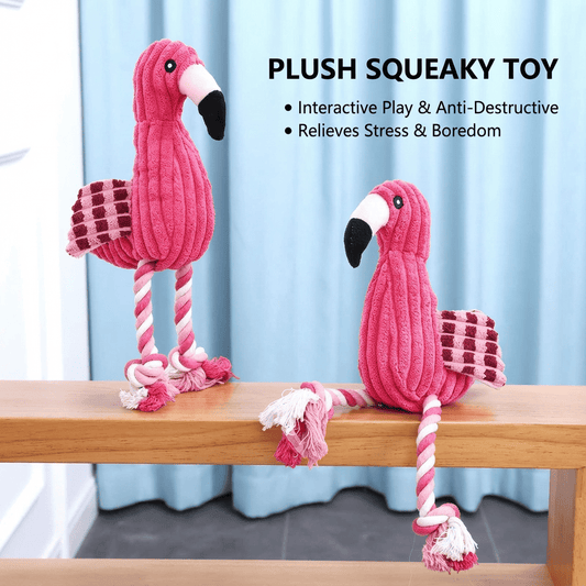 Plush Toy with Molar Rope